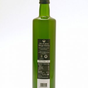 0.75 L bottle black label. Extra Virgin Olive Oil Spelunca 100% arbequina