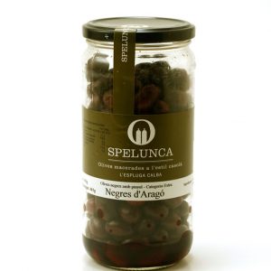 Aragon black olives with stone