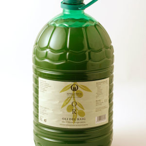 5 liter bottle of unfiltered oil